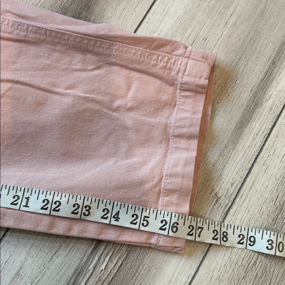 Madewell blush pink high rise crop jeans size 29